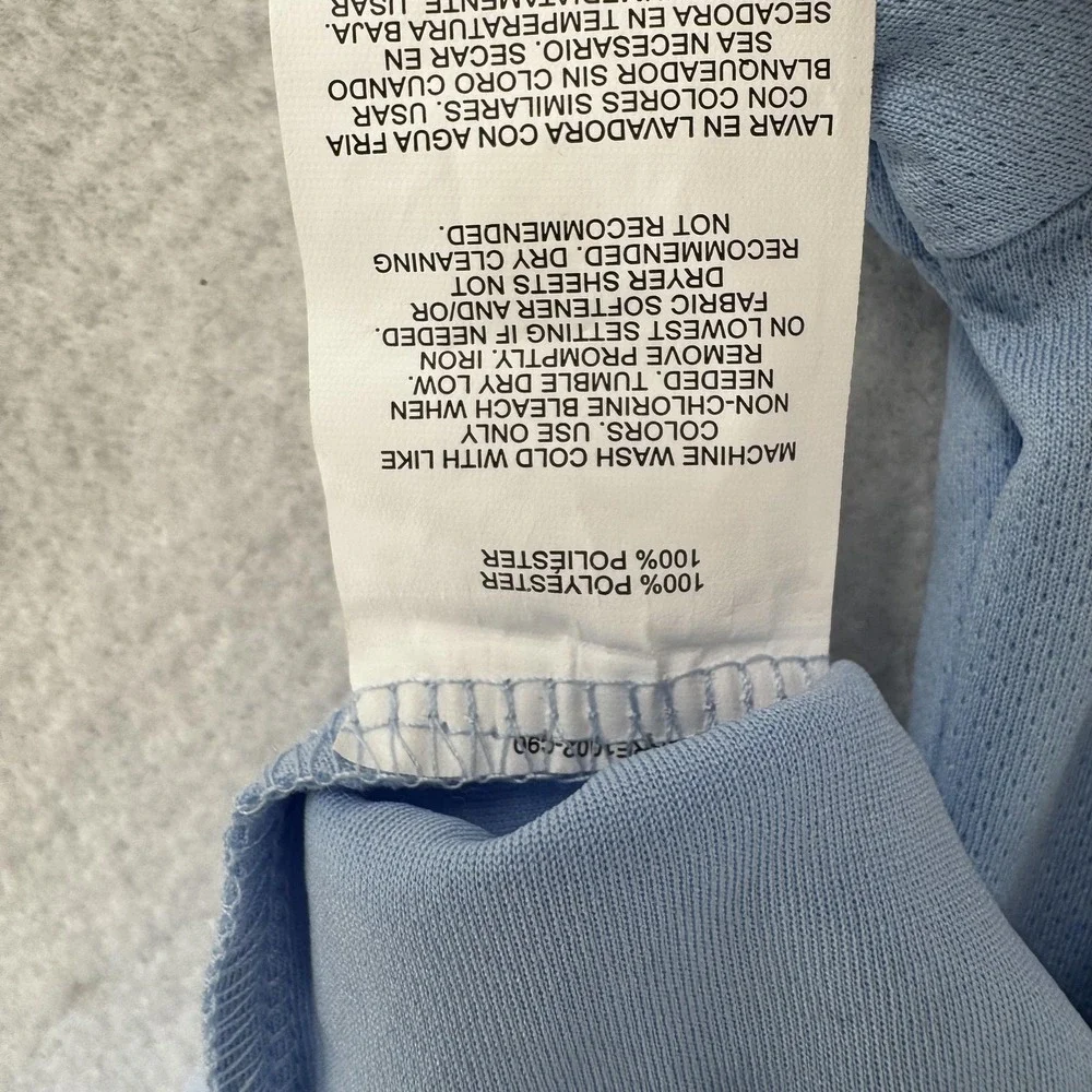 Izod Polo Shirt Girls Small Blue Schoolwear Moisture Wicking UPF 30 Uniform‎